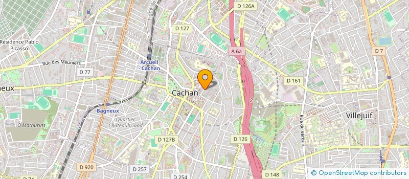 localisation de l'entreprise SOREDIME SIGNALETIQUE à CACHAN