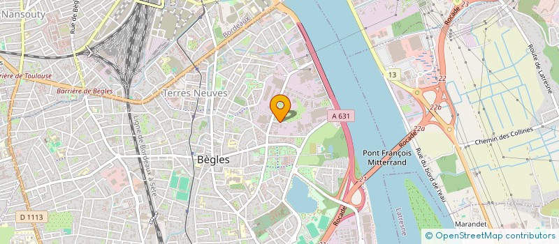 localisation de l'entreprise SOREDIPE à BEGLES