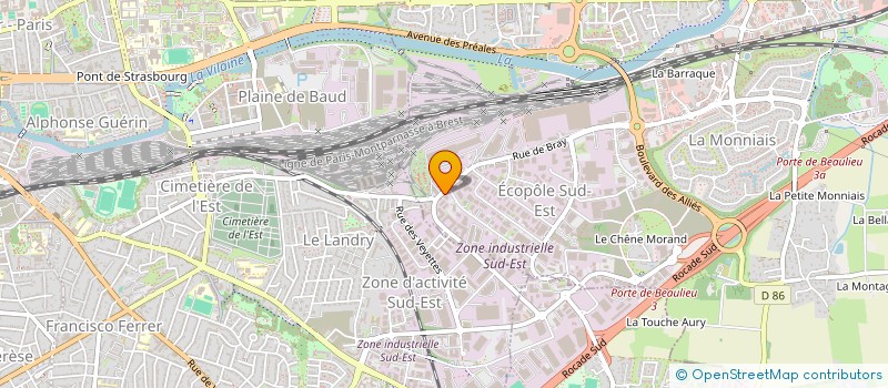 localisation de l'entreprise SOREDIS PNEUS  CESSON-SEVIGNE