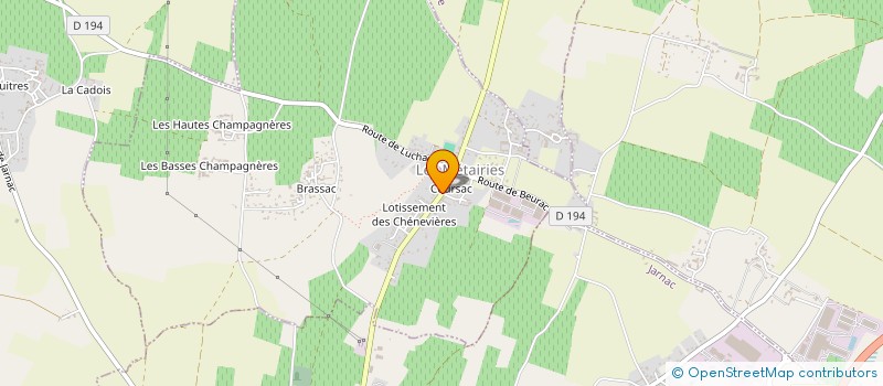 localisation de l'entreprise SOREFA à FOUSSIGNAC