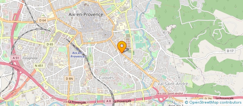 localisation de l'entreprise SOREFI à AIX-EN-PROVENCE