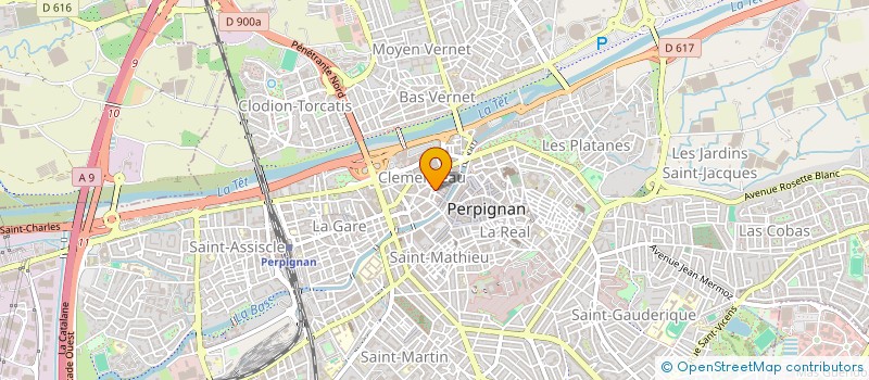 localisation de l'entreprise SOREFITRA  PERPIGNAN