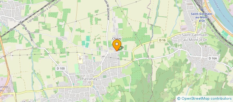 localisation de l'entreprise SOREG  CHASSELAY