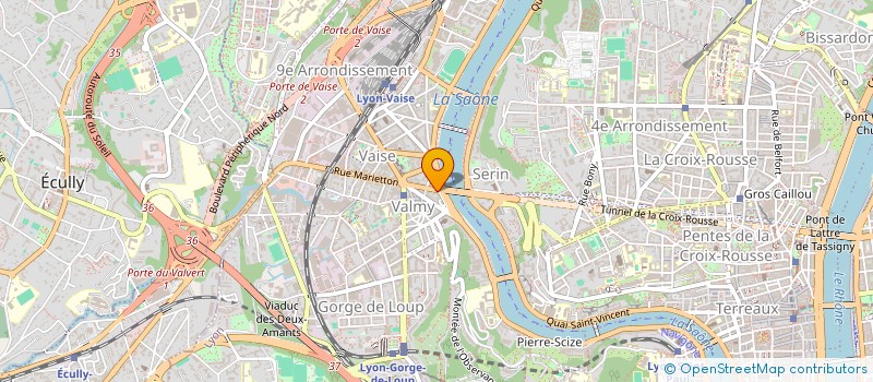 localisation de l'entreprise SOREGA  LYON