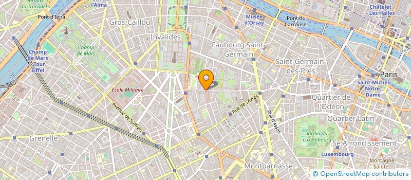 localisation de l'entreprise SOREGAL  PARIS