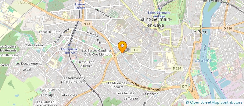 localisation de l'entreprise SOREGAS  SAINT-GERMAIN-EN-LAYE