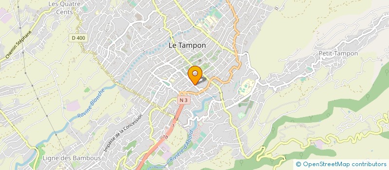 localisation de l'entreprise SOREHOT à LE TAMPON