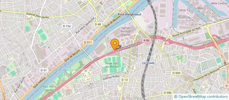 localisation de l'entreprise SOREL à COLOMBES