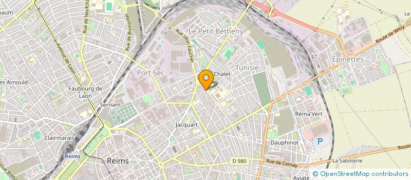 localisation de l'entreprise SOREL  REIMS