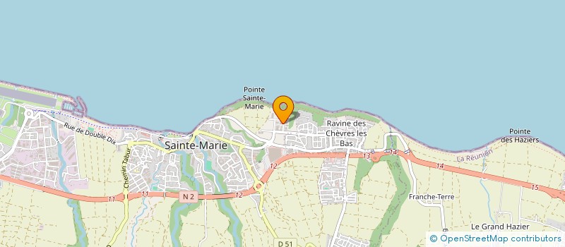localisation de l'entreprise SOREL à SAINTE-MARIE