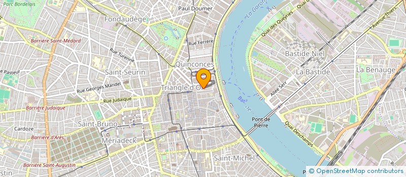 localisation de l'entreprise SOREL  BORDEAUX