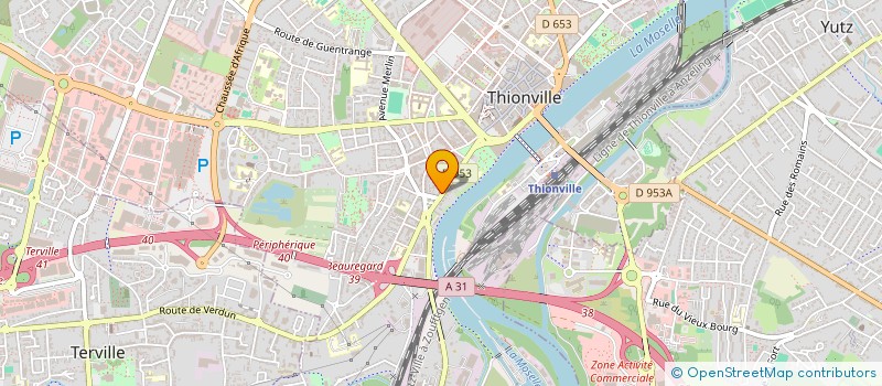 localisation de l'entreprise SOREL à THIONVILLE