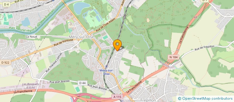 localisation de l'entreprise SOREL  MERY-SUR-OISE