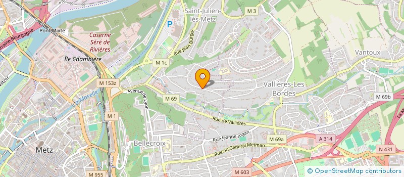 localisation de l'entreprise SOREL EST  SAINT-JULIEN-LES-METZ