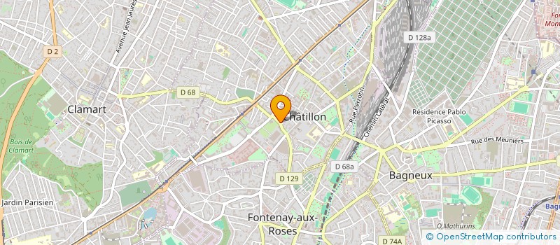 localisation de l'entreprise SOREL GISEL à CHATILLON