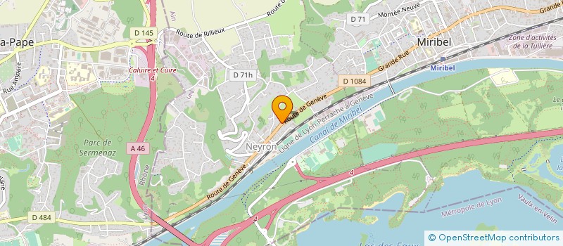 localisation de l'entreprise SORELI  NEYRON