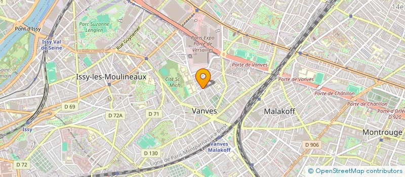 localisation de l'entreprise SORELIA ECLAIRAGE  VANVES