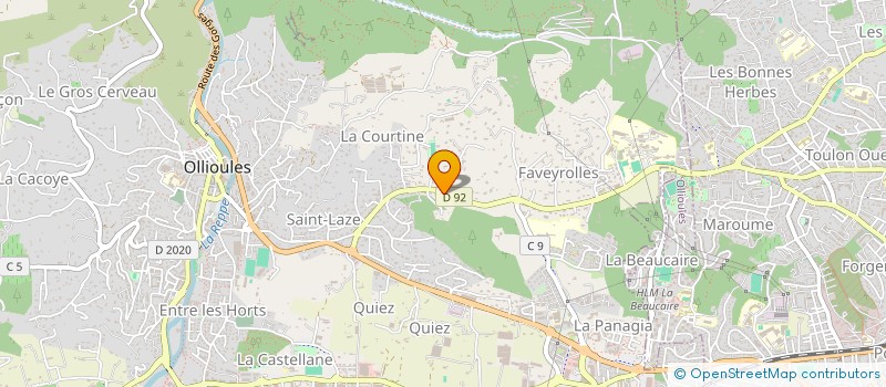 localisation de l'entreprise SORELLE  GEMENOS