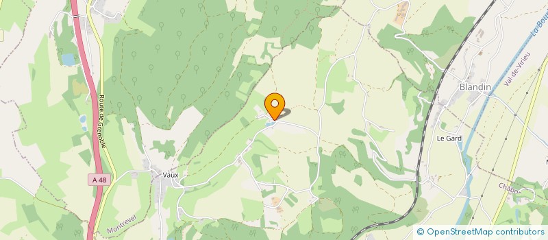 localisation de l'entreprise SORELLE RH  CHABONS