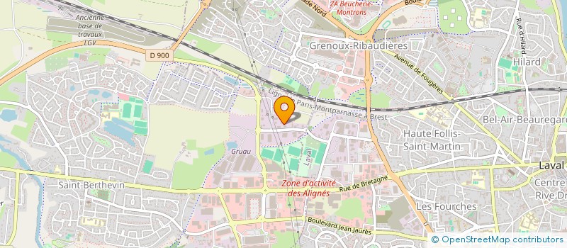 localisation de l'entreprise SORELUM  SAINT-BERTHEVIN