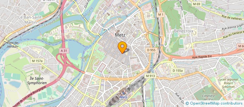 localisation de l'entreprise SOREM à METZ