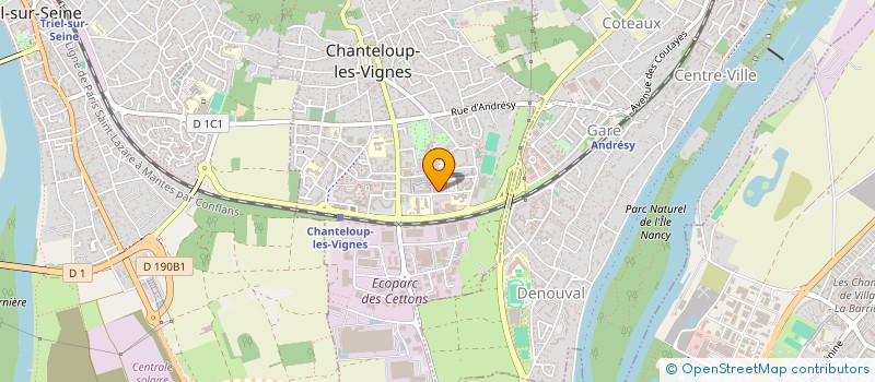 localisation de l'entreprise SOREMA LUTECE à CHANTELOUP-LES-VIGNES