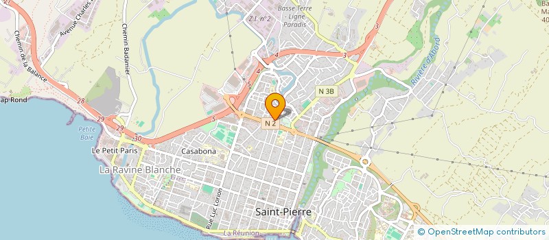 localisation de l'entreprise SOREMARK à SAINT-PIERRE