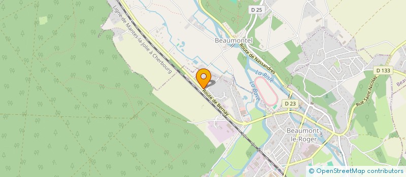 localisation de l'entreprise SOREMATO  BEAUMONT-LE-ROGER