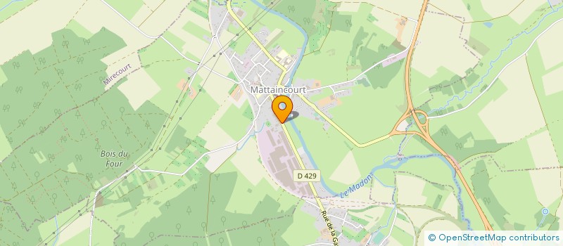 localisation de l'entreprise SOREMS à MATTAINCOURT