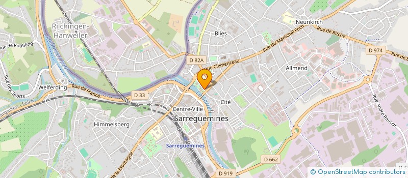 localisation de l'entreprise SOREN AABYE KIERKEGAARD à SARREGUEMINES