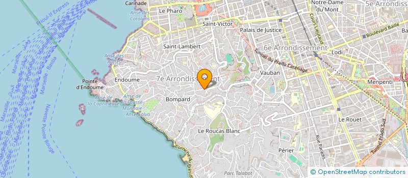 localisation de l'entreprise SOREN ENVIRONNEMENT à MARSEILLE