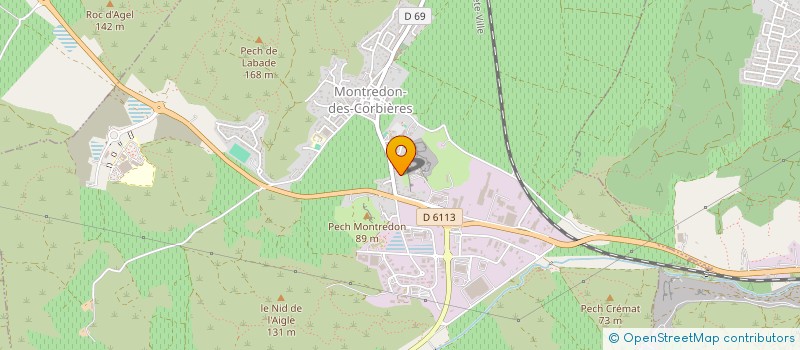 localisation de l'entreprise SORENA  MONTREDON-DES-CORBIERES