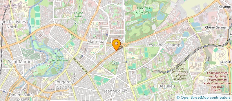 localisation de l'entreprise SORENFA à RENNES