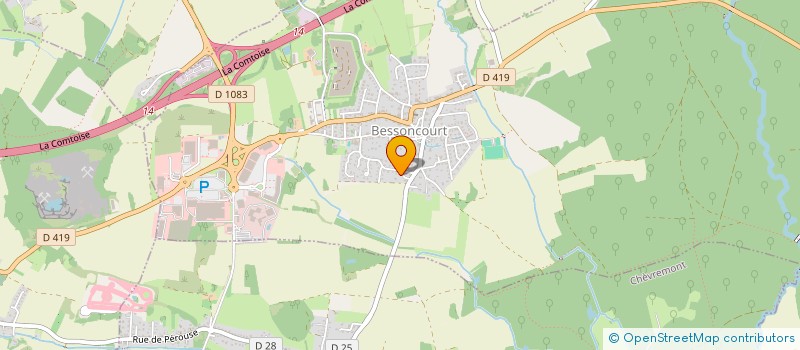 localisation de l'entreprise SORENIDO à BESSONCOURT