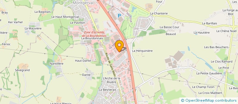 localisation de l'entreprise SORENIR  MELESSE