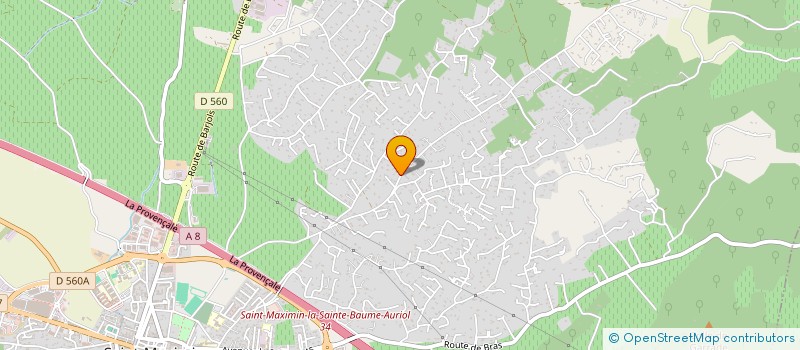 localisation de l'entreprise SORENIS à SAINT-MAXIMIN-LA-SAINTE-BAUME