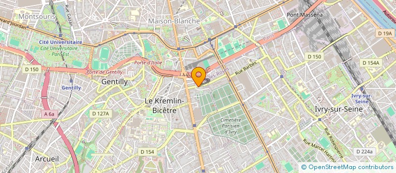 localisation de l'entreprise SORENOV à LE KREMLIN-BICETRE