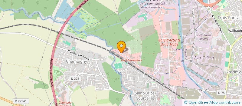 localisation de l'entreprise SORENOV  SAINT-BRICE-COURCELLES