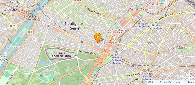 localisation de l'entreprise SORENTE à NEUILLY-SUR-SEINE