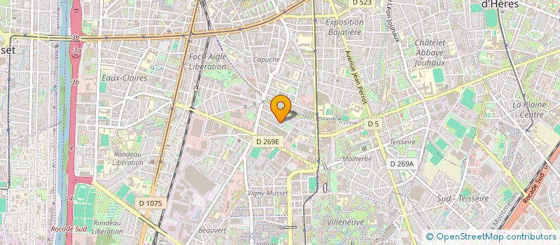localisation de l'entreprise SORENZA  GRENOBLE