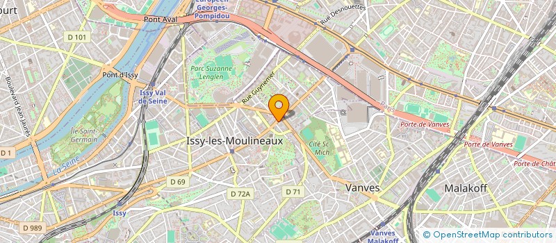 localisation de l'entreprise SORENZA à ISSY-LES-MOULINEAUX