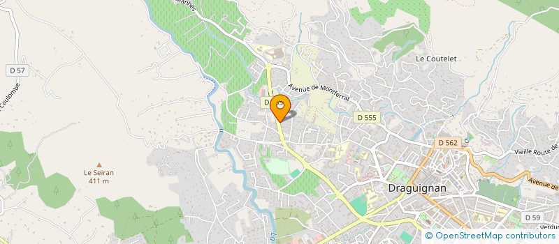 localisation de l'entreprise SOREO à DRAGUIGNAN