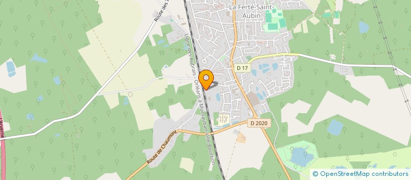 localisation de l'entreprise SOREP à LA FERTE-SAINT-AUBIN