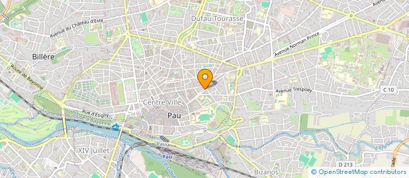 localisation de l'entreprise SOREPA à PAU