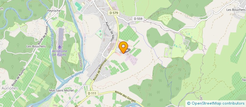 localisation de l'entreprise SORES à RUOMS