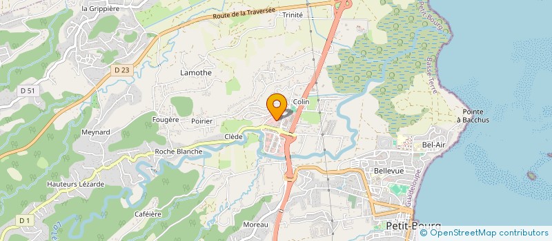 localisation de l'entreprise SORESCO SAS à PETIT-BOURG