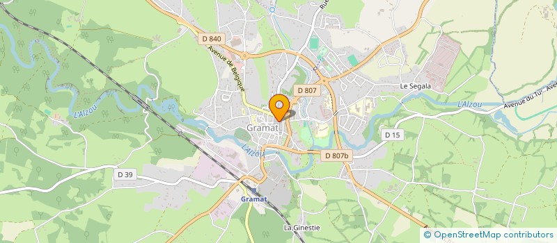 localisation de l'entreprise SORESLOT à GRAMAT