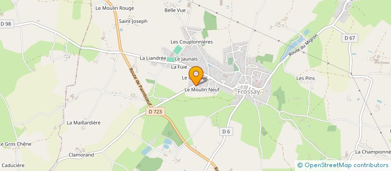 localisation de l'entreprise SORESMEL  FROSSAY