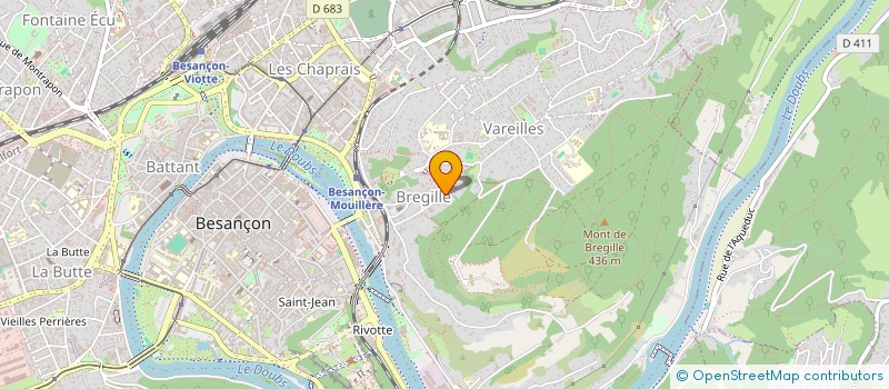 localisation de l'entreprise SORESPA à BESANCON