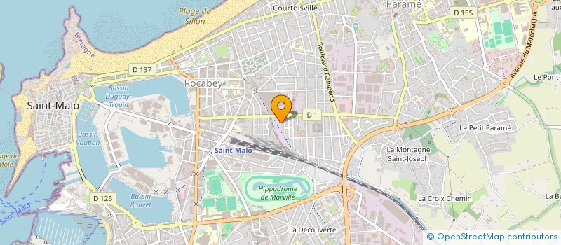 localisation de l'entreprise SORESPI IMMOBILIER  SAINT-MALO